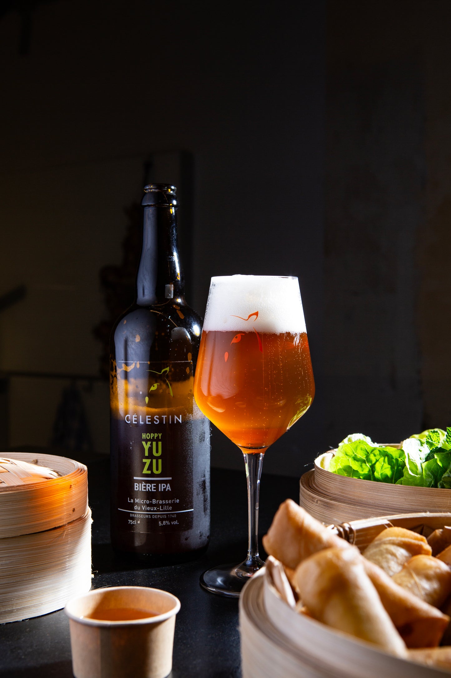 CÉLESTIN HOPPY YUZU – IPA au Yuzu 75cl (5,8%Vol.)